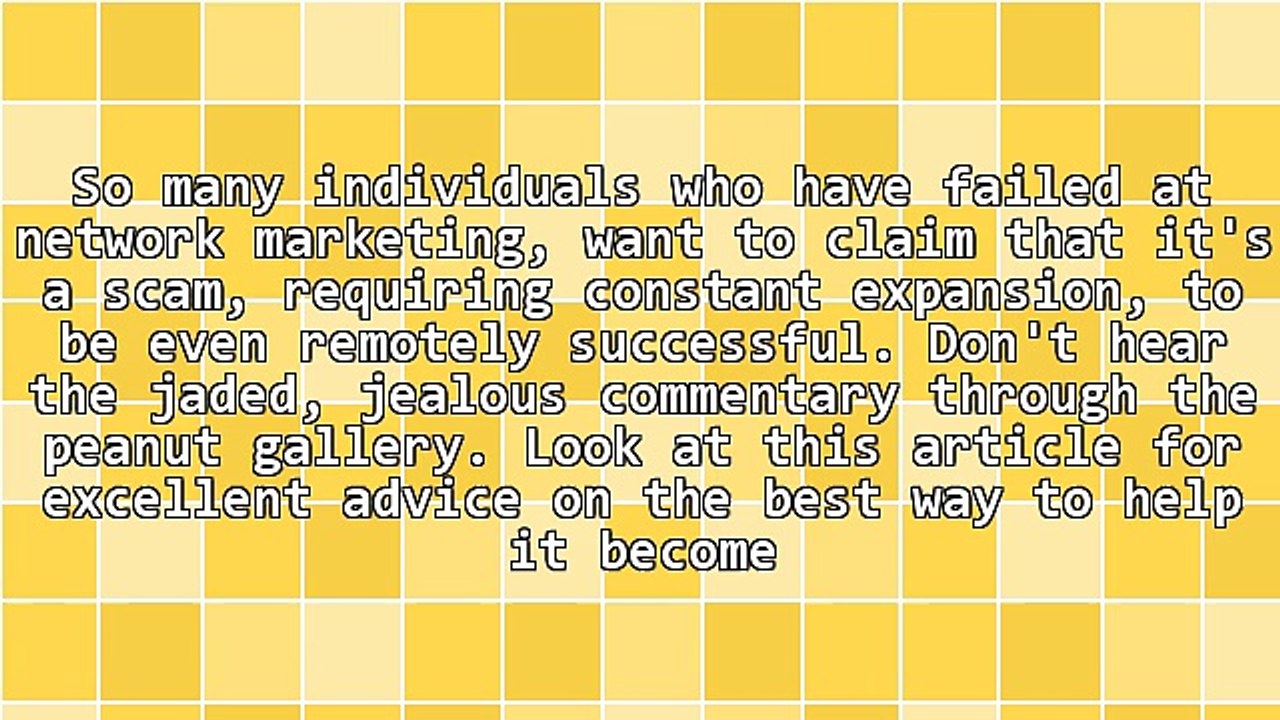 How As A Successful Network Marketer
