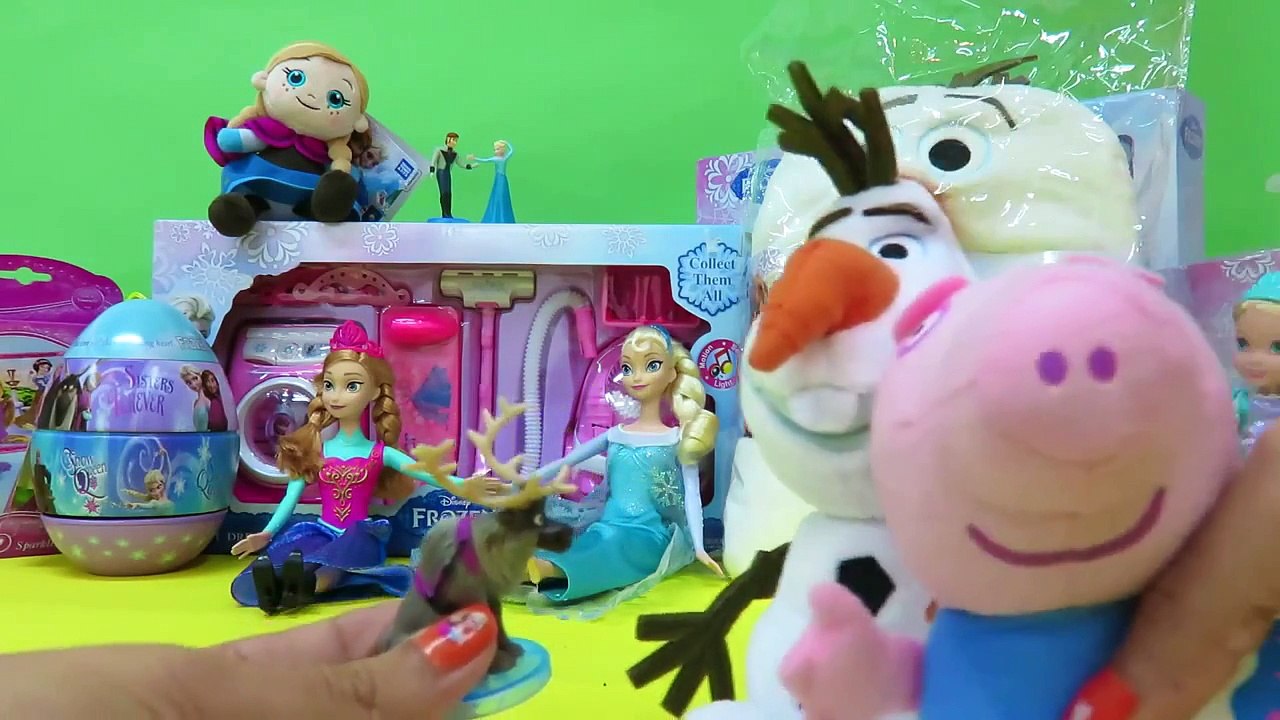 Olaf from Disney Frozen & George from Peppa Pig Soft Toys Review