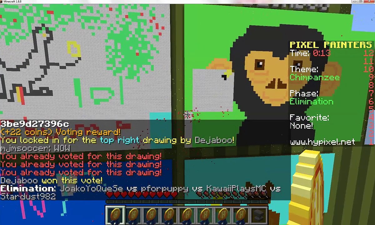 Pixel painters on the hypixel server! w/mackenzie!