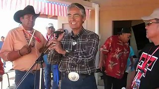 Dr.  Joe Shirley Jr singing at Tuba City Fair Navajo Song and Dance