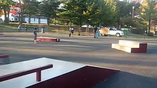 good people sk8ing at local sk8 park