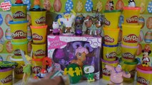 Play Doh Kinder surprise eggs Peppa Pig Spongebob Pony Soraya Toys