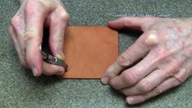 Swivel Knife Tutorial - Practice - Leather - Carving - Leather Carving by Bruce Cheaney