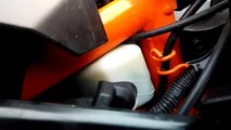 KTM RC 390, coolant mixing in petrol tank.