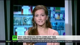 Journalist accuses Comcast of censoring pro-Net Neutrality articles