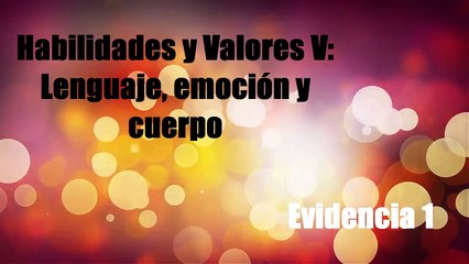 EVIDENCIA 1 Habilidades