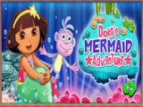 Rescate de Dora en Mermaid Unido Episodio Llenos de Dora Juegos | Juegos de niños