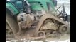 Fairy Tale | new agricultural technology, fendt tractor plowing in mud field, tractor plowing i