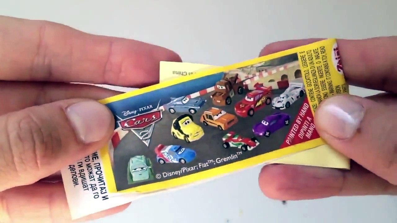 Mickey Mouse Clubhouse, Hello Kitty, Cars 2 and Dora the Explorer Kinder Surprise Spongebo