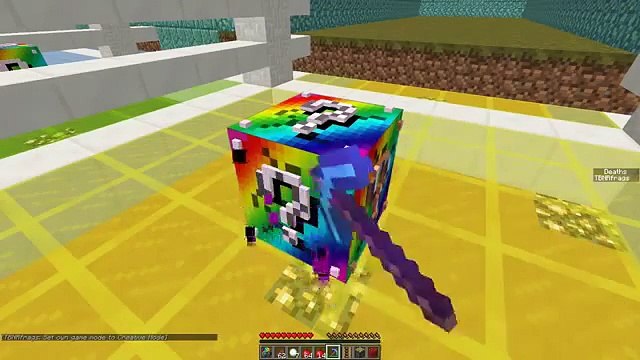 Minecraft RAINBOW SPIRAL LUCKY BLOCKS RACE MOD