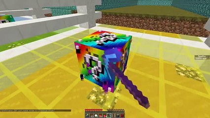 Minecraft RAINBOW SPIRAL LUCKY BLOCKS RACE MOD
