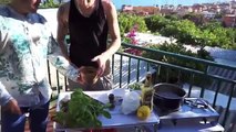 Trofie with green beans potatoes and pesto Genovese with stuzzi TV