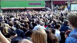 Michael Jackson Tribute - Mass Moonwalk Flashmob - Liverpool Street Station, London UK - Part 2