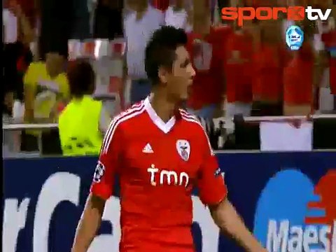 Oscar Cardozo'dan harika kontrol ve müthiş bir gol!