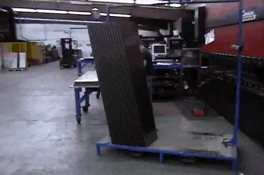 Amada Press Brake Forming Sheet Metal