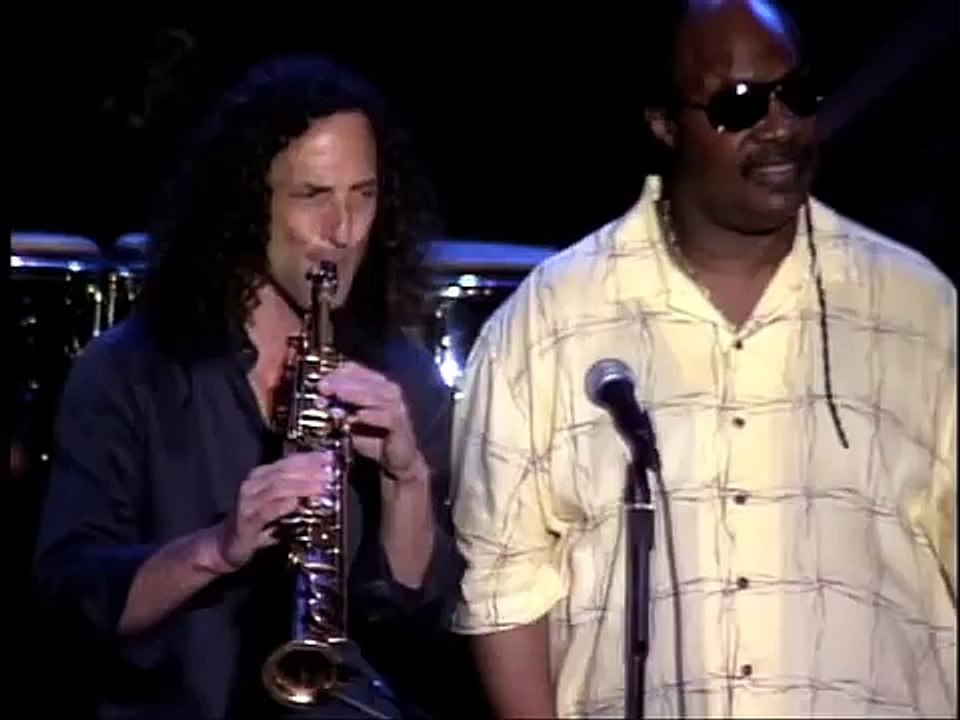 Kenny G and Stevie Wonder