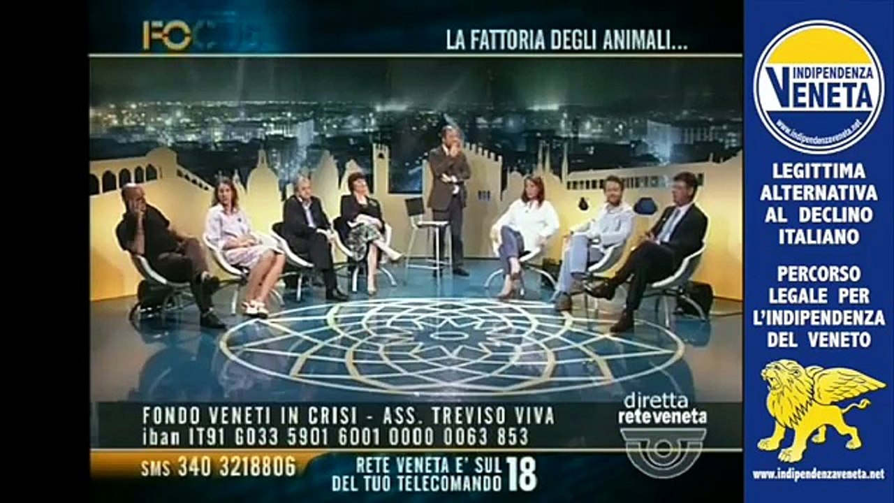 Luca Azzano Cantarutti, presidente di Indipendenza Veneta a Focus