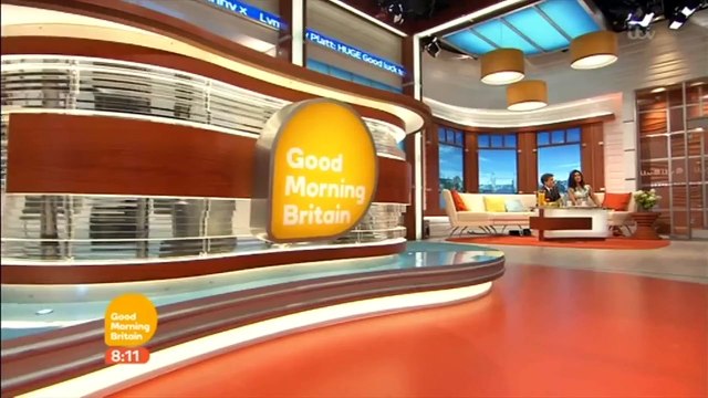 Susanna Reid ITV Good Morning Britain (GMB) ' A Levels Results' with KATY RICKITT