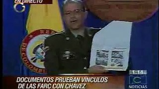 Nuevas pruebas Chavez Farc
