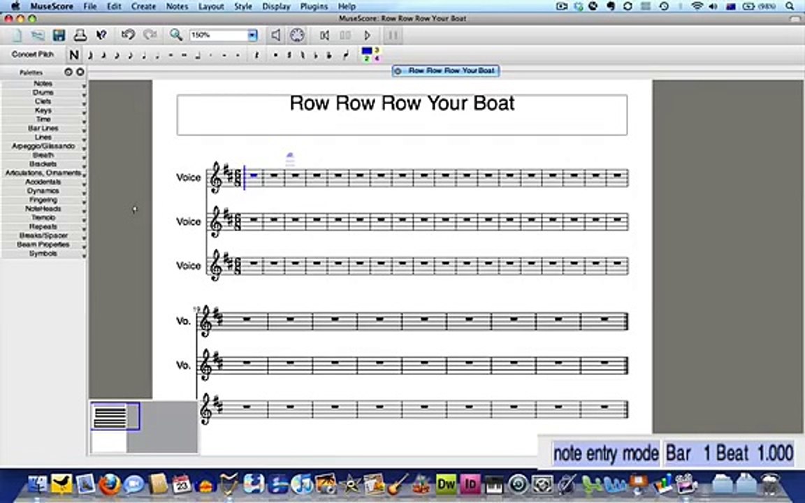 Musescore in 10 Easy Steps Part 3: Note Entry