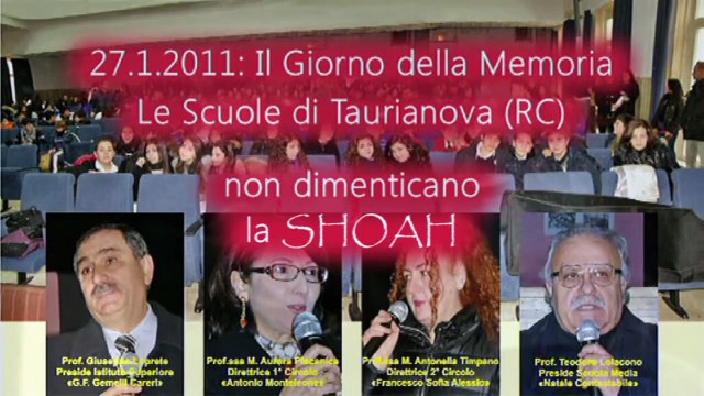 Giorno della Memoria 2011 Le scuole di Taurianova (RC) ricordano la Shoah by Toni Condello