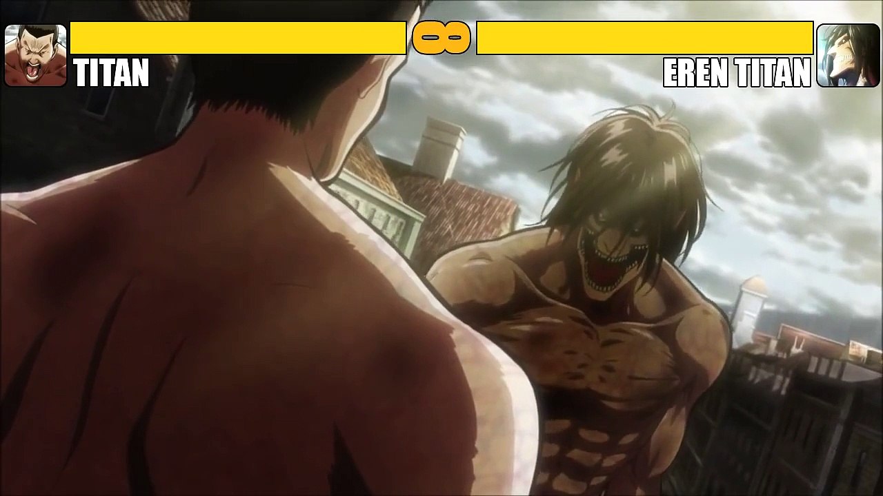 Titan vs Eren Titan [K.O]