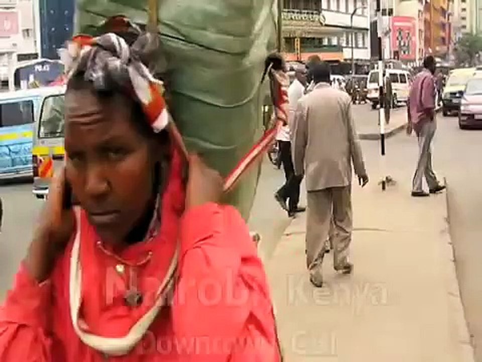 Nairobi: 'Jaywalkers & Matatus' Downtown CBD, Kenya Africa © 2009 Wm Kai Stephanos unit45Ⓧ