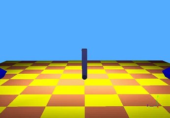 Adaptive control of unstable simulated robot, Soccer 1