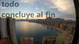 puesta de sol gopro en benidorm