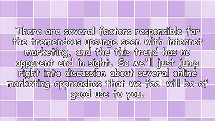 Basic And Effective Online Marketing Techniques