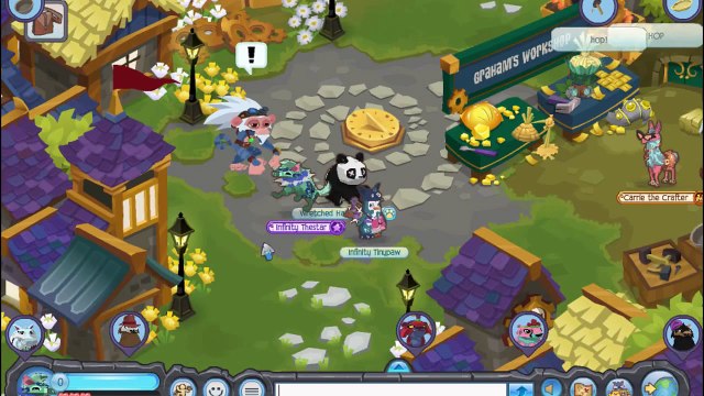 Animal Jam-Playing Games With Gribbabot!