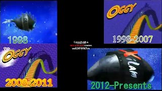 Oggy And The Cockroaches Theme song animation through the years 1998-Presents