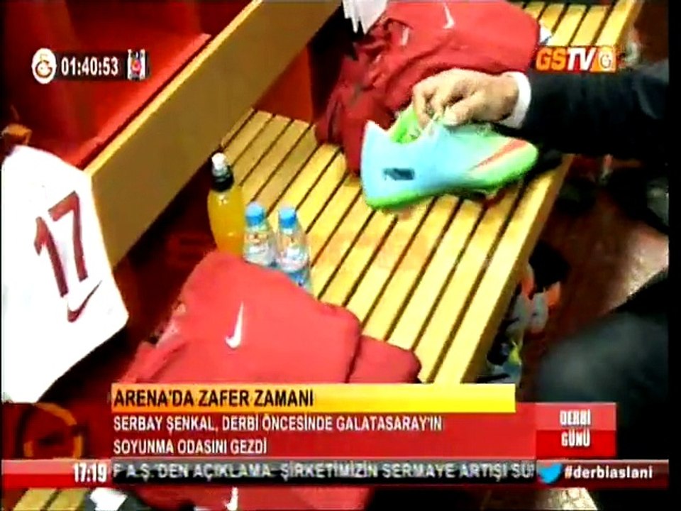 GSTV, Galatasaray'ın soyunma odasını gezdi...
