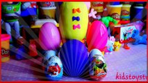 Spiderman play doh mlp kinder surprise eggs peppa pig hello kitty frozen egg New exclusive