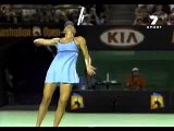 Tennis Serve Sharapova - Basic Serve Technique_topspin lesson slice flat lesson first second swing