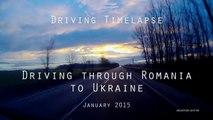 HD Driving Timelapse: Driving through Romania to Ukraine
