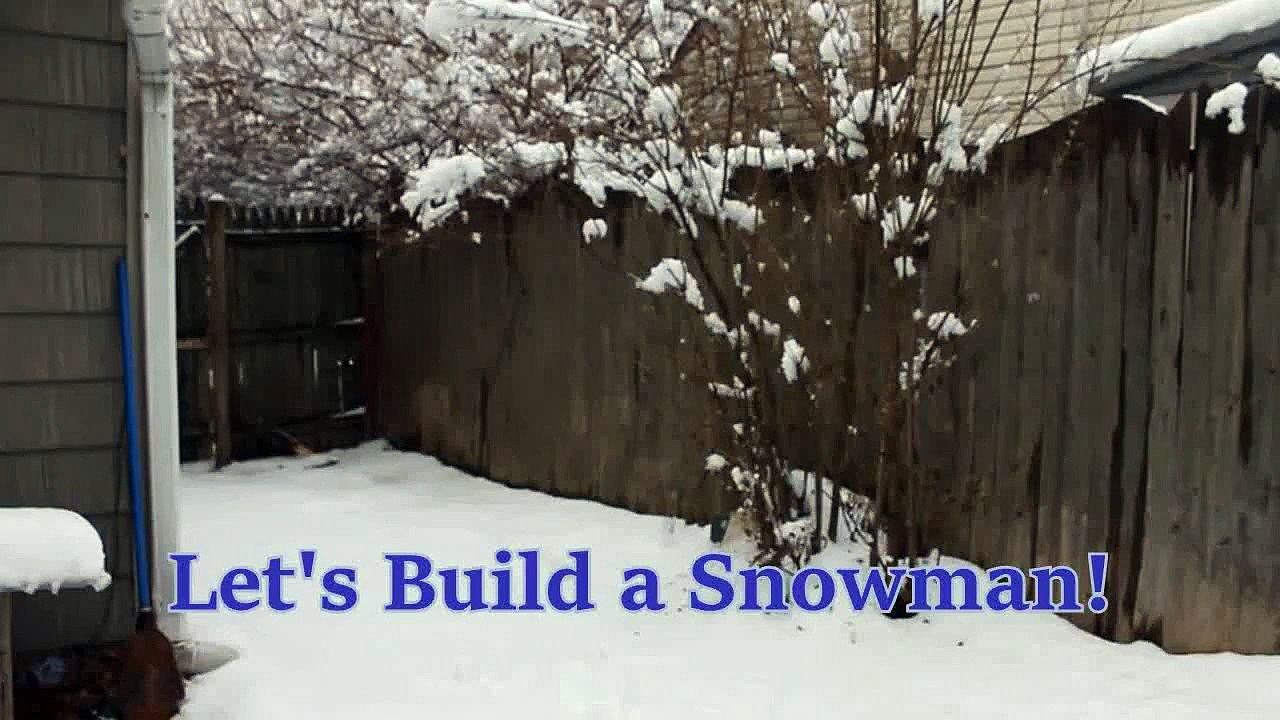 Let's Build a Snowman! (Real Olaf!)