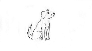 A dog to a HotDog (cartoon)