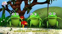 Five little Speckled Frogs   3D Animation English Nursery rhyme