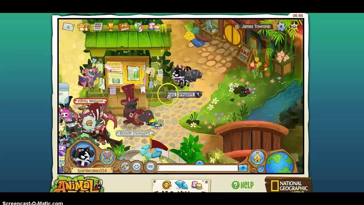 Animal Jam (Artist Plaque+ Fox at the wolf party!)