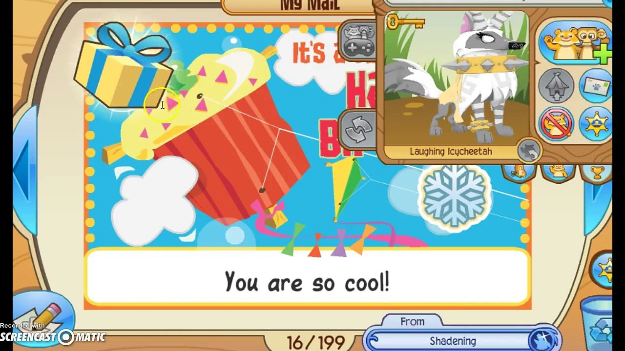 animal jam-mail time~LEGENDARY GLOVE!!!!