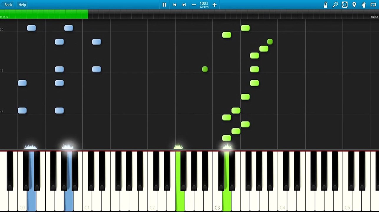 Pirates of the Caribbean - The Black Pearl (Piano Tutorial, Synthesia)