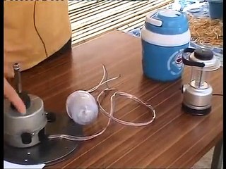 Wind Turbine from Fan Motor of Inverter Aircondition
