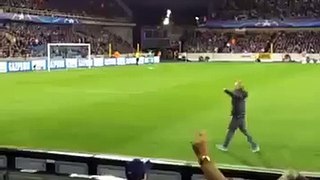 Protection at a football match   Fail