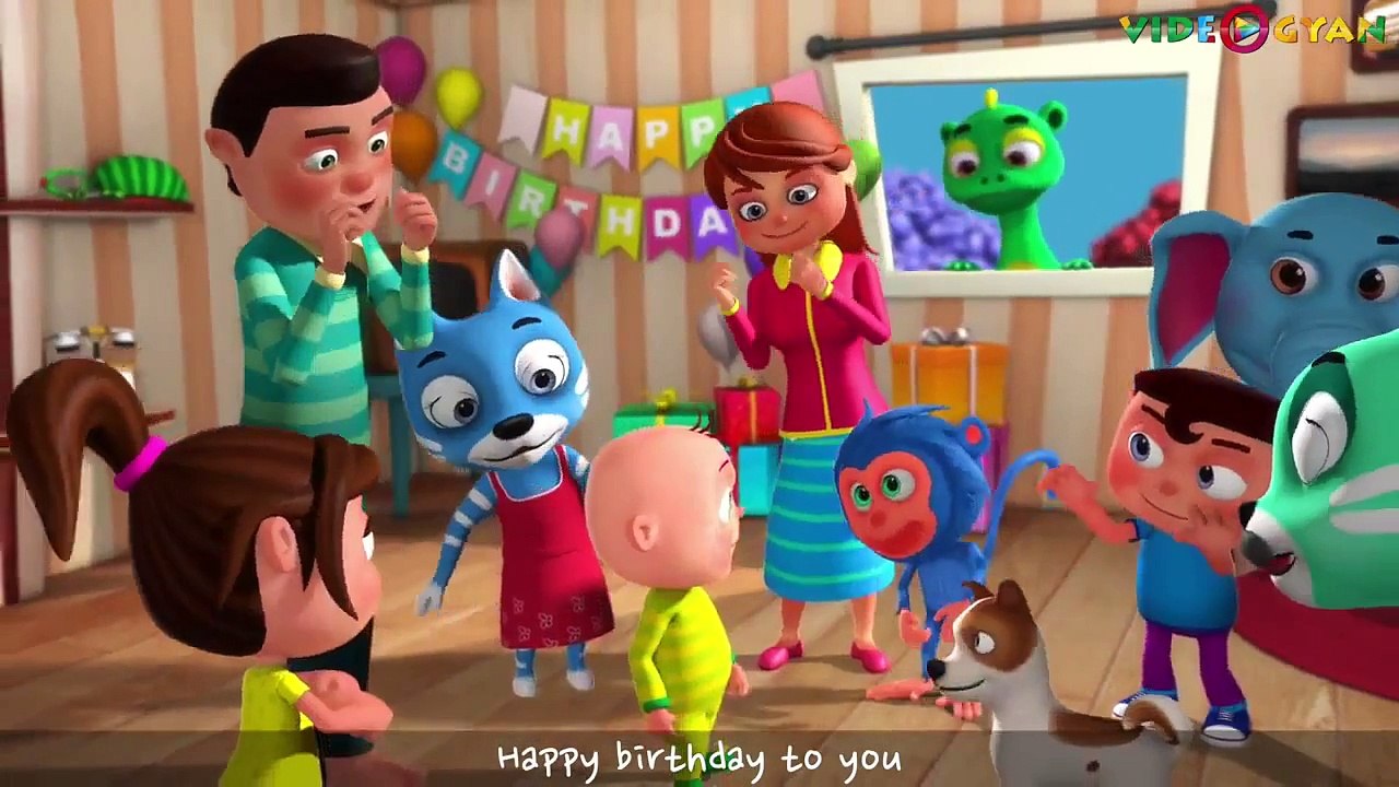 Happy Birthday Song Penguin - Baby Songs - Kids Songs - Nursery Rhymes for Children