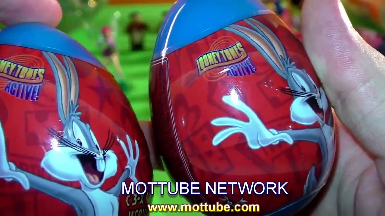 Kinder Surprise Eggs Bugs Bunny Daffy Duck Tasmanian Devil Warner Brothers Looney Tunes