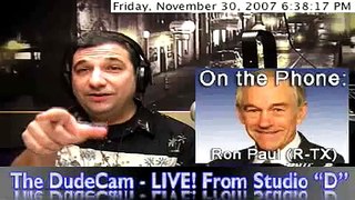 Ron Paul on The Mike Church Show 1 of 3