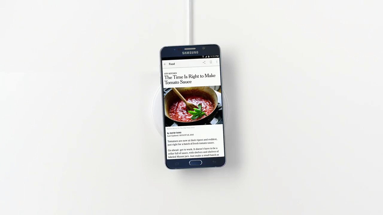 It’s Not a Phone, It’s a Galaxy: Wireless Charging