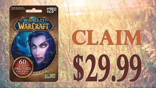 World Of Warcraft Free subscription Recent method
