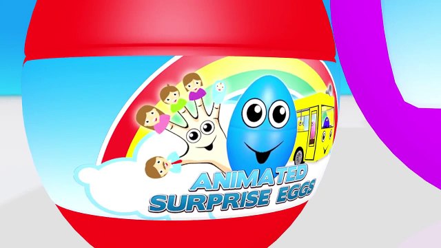 CARS for Kids Surprise Eggs Different Sizes! 3D Animated Surprise Eggs Learn Colors & Sizes